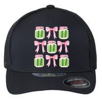 Coquette Canned Pickle Bows With Cute Pickle Jarx Flexfit Unipanel Trucker Cap