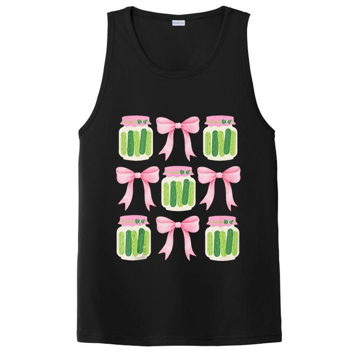Coquette Canned Pickle Bows With Cute Pickle Jarx PosiCharge Competitor Tank