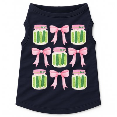 Coquette Canned Pickle Bows With Cute Pickle Jarx Doggie Tank