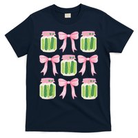 Coquette Canned Pickle Bows With Cute Pickle Jarx T-Shirt