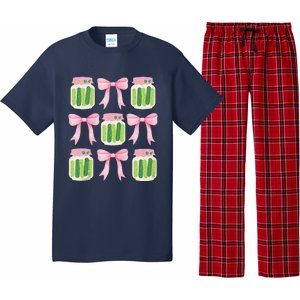 Coquette Canned Pickle Bows With Cute Pickle Jarx Pajama Set