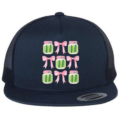 Coquette Canned Pickle Bows With Cute Pickle Jarx Flatbill Hat