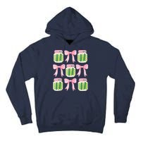 Coquette Canned Pickle Bows With Cute Pickle Jarx Tall Hoodie