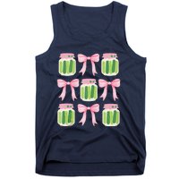 Coquette Canned Pickle Bows With Cute Pickle Jarx Tank Top