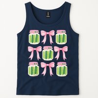 Coquette Canned Pickle Bows With Cute Pickle Jarx Tank Top