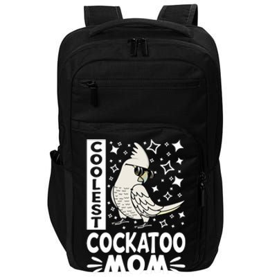 Coolest Cockatoo Parrot Mom I Goffins Cockatoo Premium Impact Tech Backpack