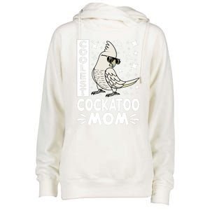 Coolest Cockatoo Parrot Mom I Goffins Cockatoo Premium Womens Funnel Neck Pullover Hood