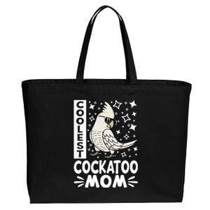 Coolest Cockatoo Parrot Mom I Goffins Cockatoo Premium Cotton Canvas Jumbo Tote