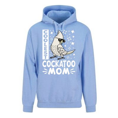 Coolest Cockatoo Parrot Mom I Goffins Cockatoo Premium Unisex Surf Hoodie