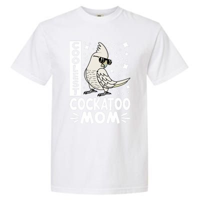 Coolest Cockatoo Parrot Mom I Goffins Cockatoo Premium Garment-Dyed Heavyweight T-Shirt