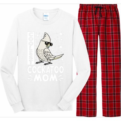 Coolest Cockatoo Parrot Mom I Goffins Cockatoo Premium Long Sleeve Pajama Set