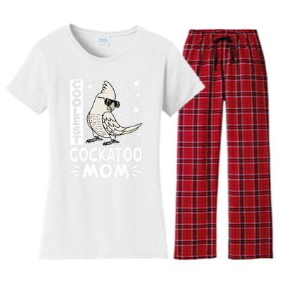 Coolest Cockatoo Parrot Mom I Goffins Cockatoo Premium Women's Flannel Pajama Set