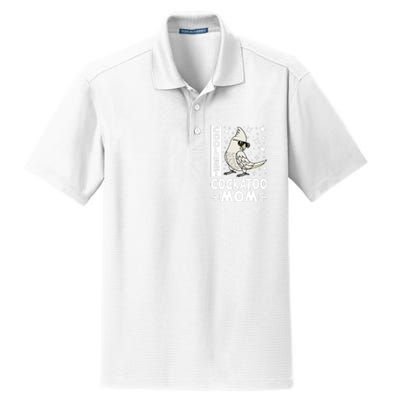 Coolest Cockatoo Parrot Mom I Goffins Cockatoo Premium Dry Zone Grid Polo