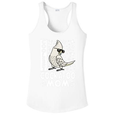 Coolest Cockatoo Parrot Mom I Goffins Cockatoo Premium Ladies PosiCharge Competitor Racerback Tank