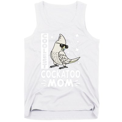 Coolest Cockatoo Parrot Mom I Goffins Cockatoo Premium Tank Top