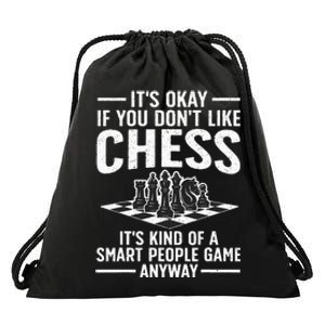 Cool Chess Players Art Chess Lover Novelty Drawstring Bag