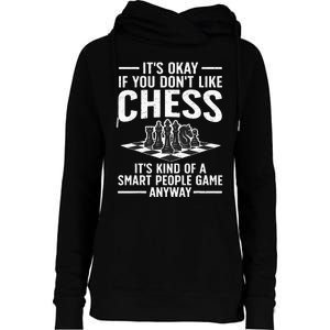 Cool Chess Players Art Chess Lover Novelty Womens Funnel Neck Pullover Hood