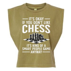 Cool Chess Players Art Chess Lover Novelty Garment-Dyed Women's Muscle Tee