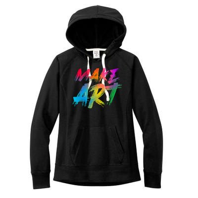 Cool Colorful Painted Make Art Women's Fleece Hoodie