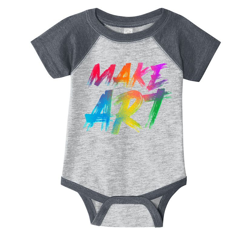 Cool Colorful Painted Make Art Infant Baby Jersey Bodysuit