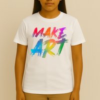 Cool Colorful Painted Make Art T-Shirt