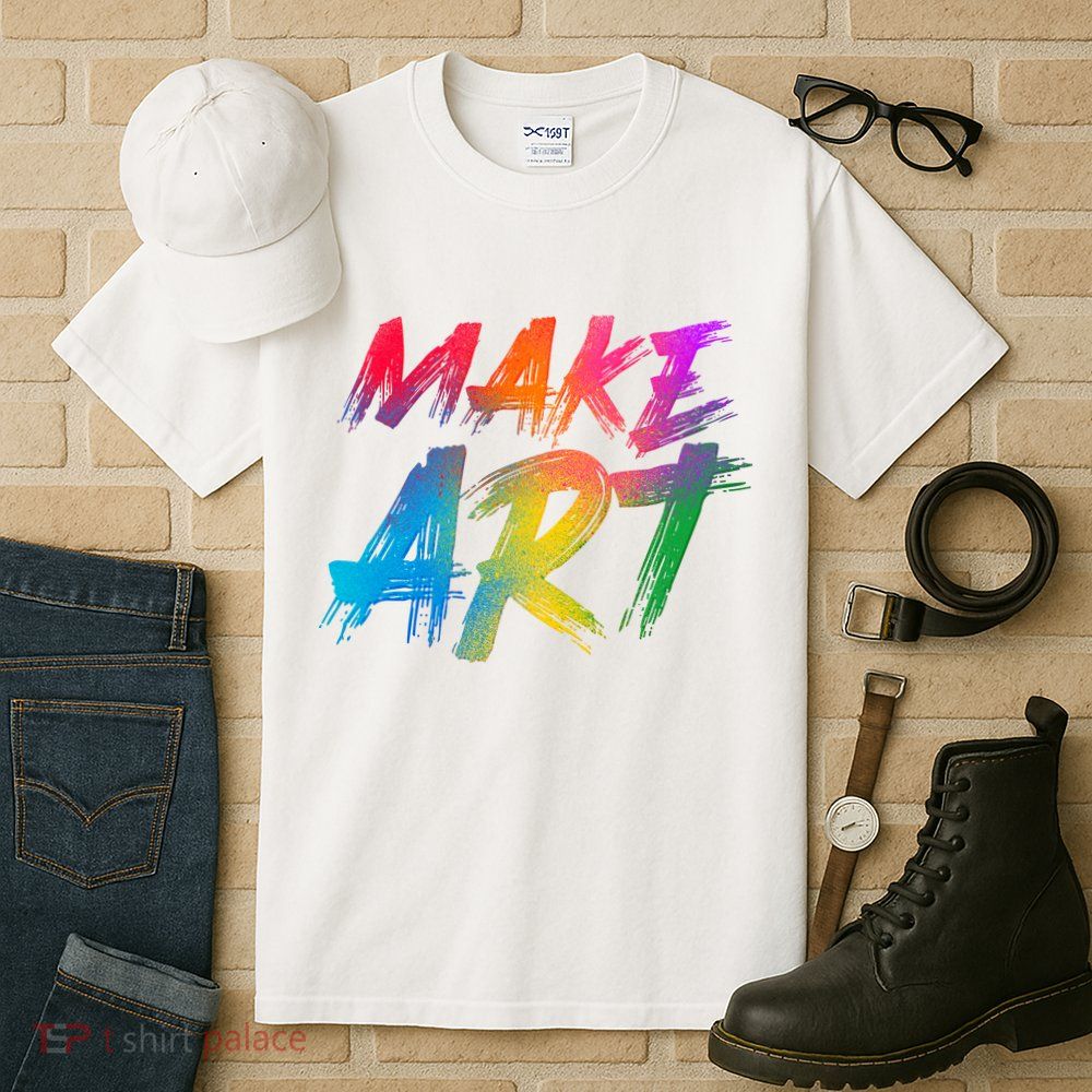 Cool Colorful Painted Make Art Tall T-Shirt