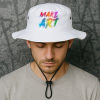 Cool Colorful Painted Make Art Bucket Hat