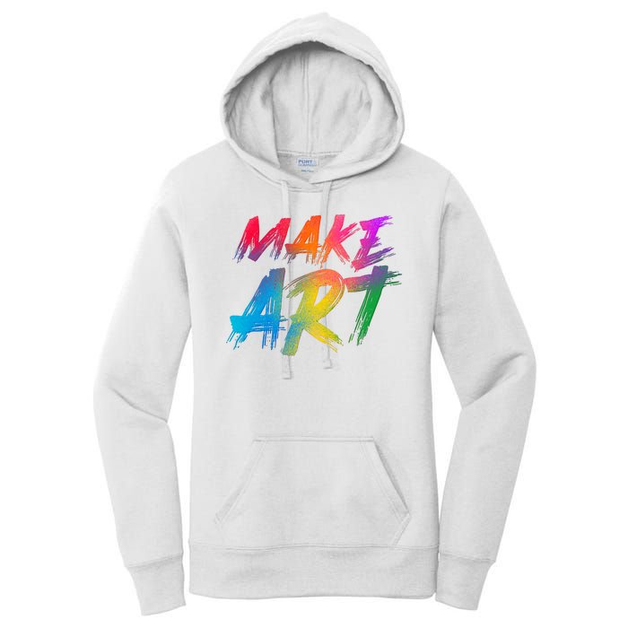 Cool Colorful Painted Make Art Women's Pullover Hoodie