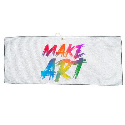 Cool Colorful Painted Make Art Large Microfiber Waffle Golf Towel