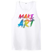 Cool Colorful Painted Make Art PosiCharge Competitor Tank