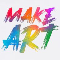 Cool Colorful Painted Make Art Tank Top