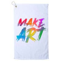 Cool Colorful Painted Make Art Golf Towel