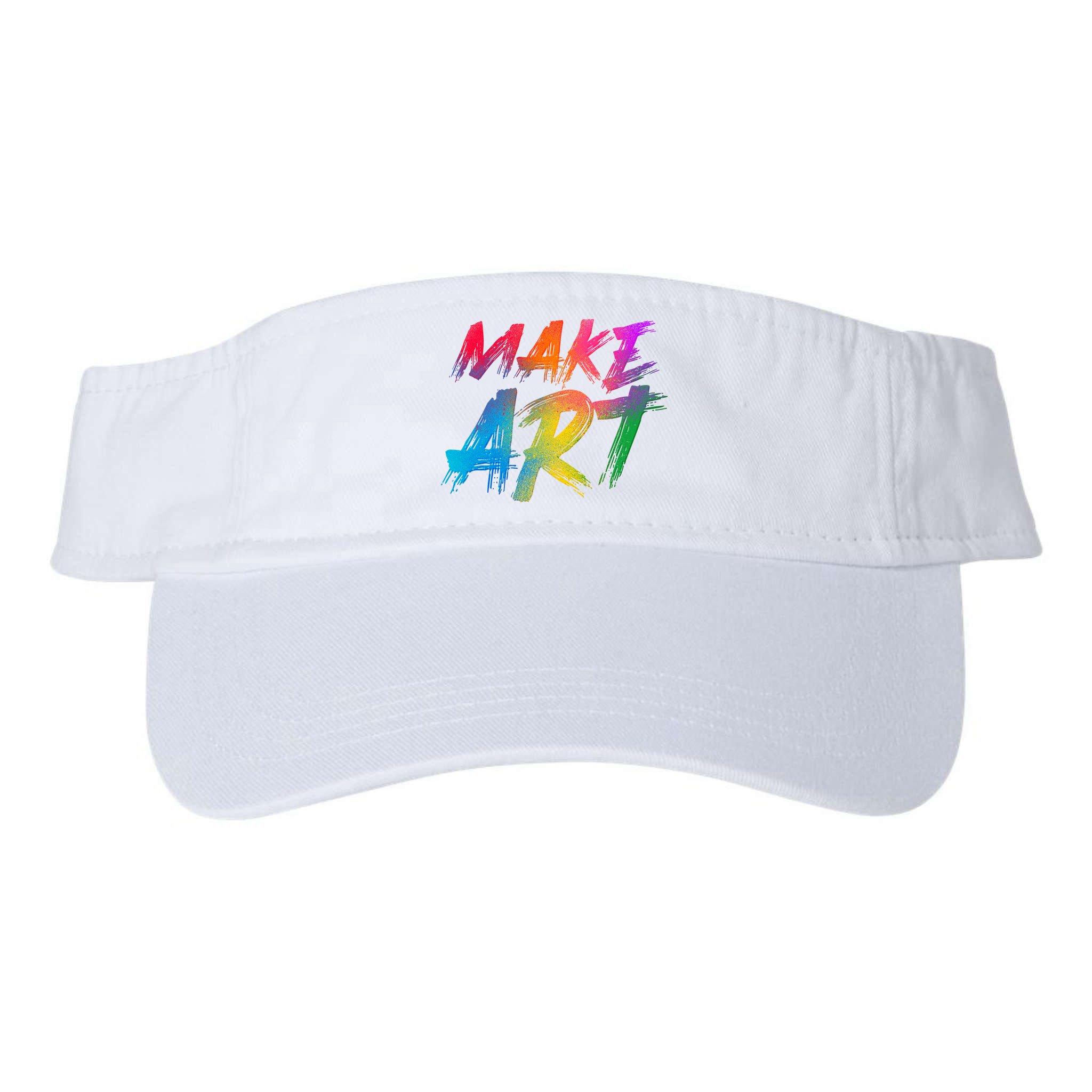 Cool Colorful Painted Make Art Visor