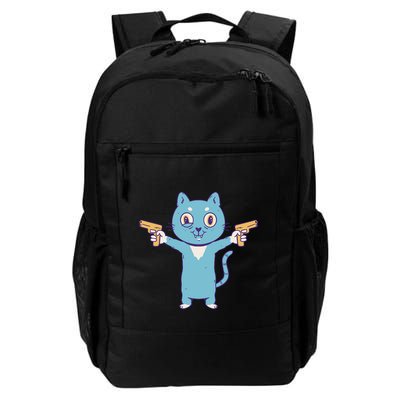 Crazy Cat Pew Pew Funny Backpack