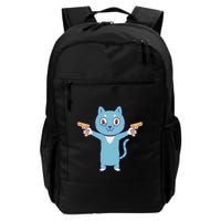 Crazy Cat Pew Pew Funny Backpack