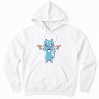 Crazy Cat Pew Pew Funny Hoodie