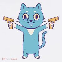 Crazy Cat Pew Pew Funny Sweatshirt