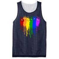 Cute Colorful Painted Autism Puzzle Pieces Heart Mesh Reversible Basketball Jersey Tank