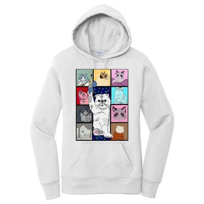 Cute Cat Purring In My Lap Cause It Loves Me Women's Pullover Hoodie