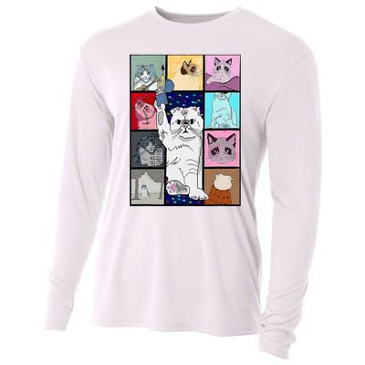 Cute Cat Purring In My Lap Cause It Loves Me Cooling Performance Long Sleeve Crew