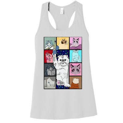 Cute Cat Purring In My Lap Cause It Loves Me Women's Racerback Tank