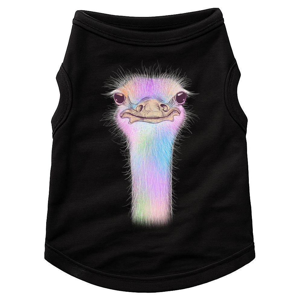 Cute Colorful Pastel Ostrich Doggie Tank