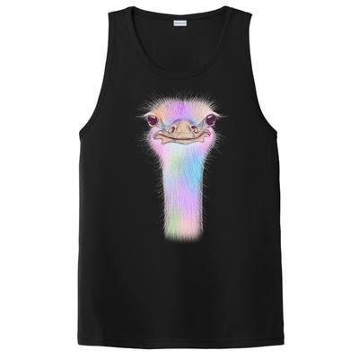 Cute Colorful Pastel Ostrich PosiCharge Competitor Tank