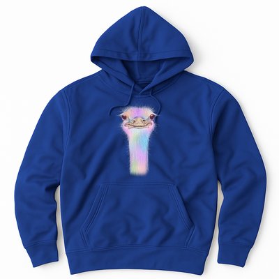 Cute Colorful Pastel Ostrich Hoodie