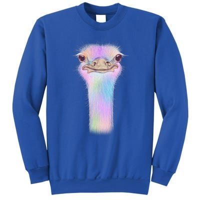 Cute Colorful Pastel Ostrich Sweatshirt