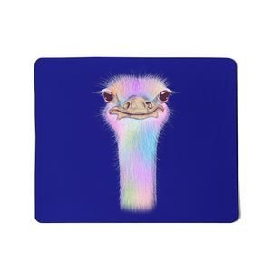 Cute Colorful Pastel Ostrich Mousepad