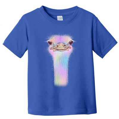 Cute Colorful Pastel Ostrich Toddler T-Shirt