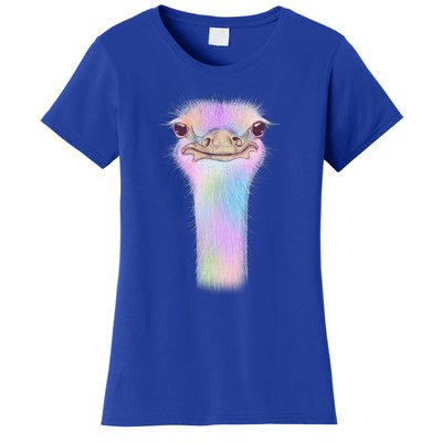 Cute Colorful Pastel Ostrich Women's T-Shirt