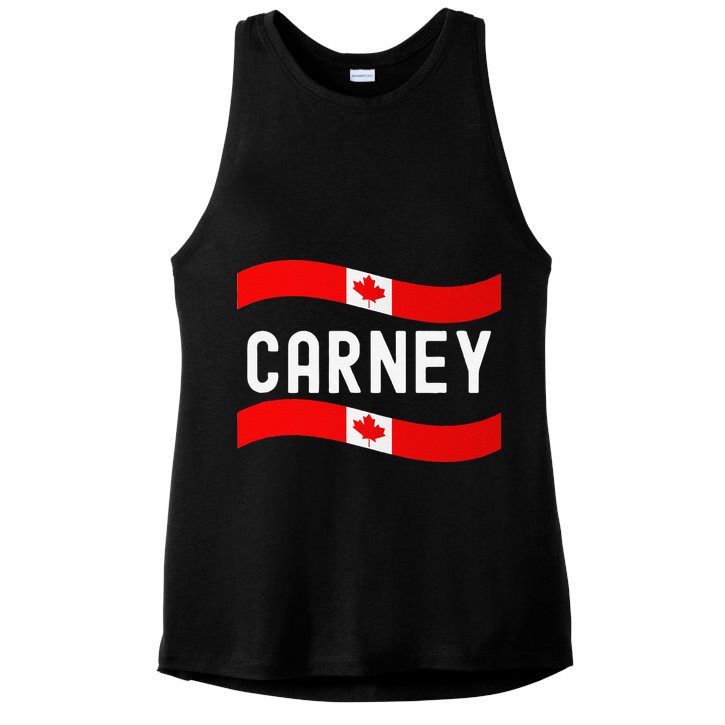 Canada Carney Prime Minister 202 Ladies PosiCharge Tri-Blend Wicking Tank