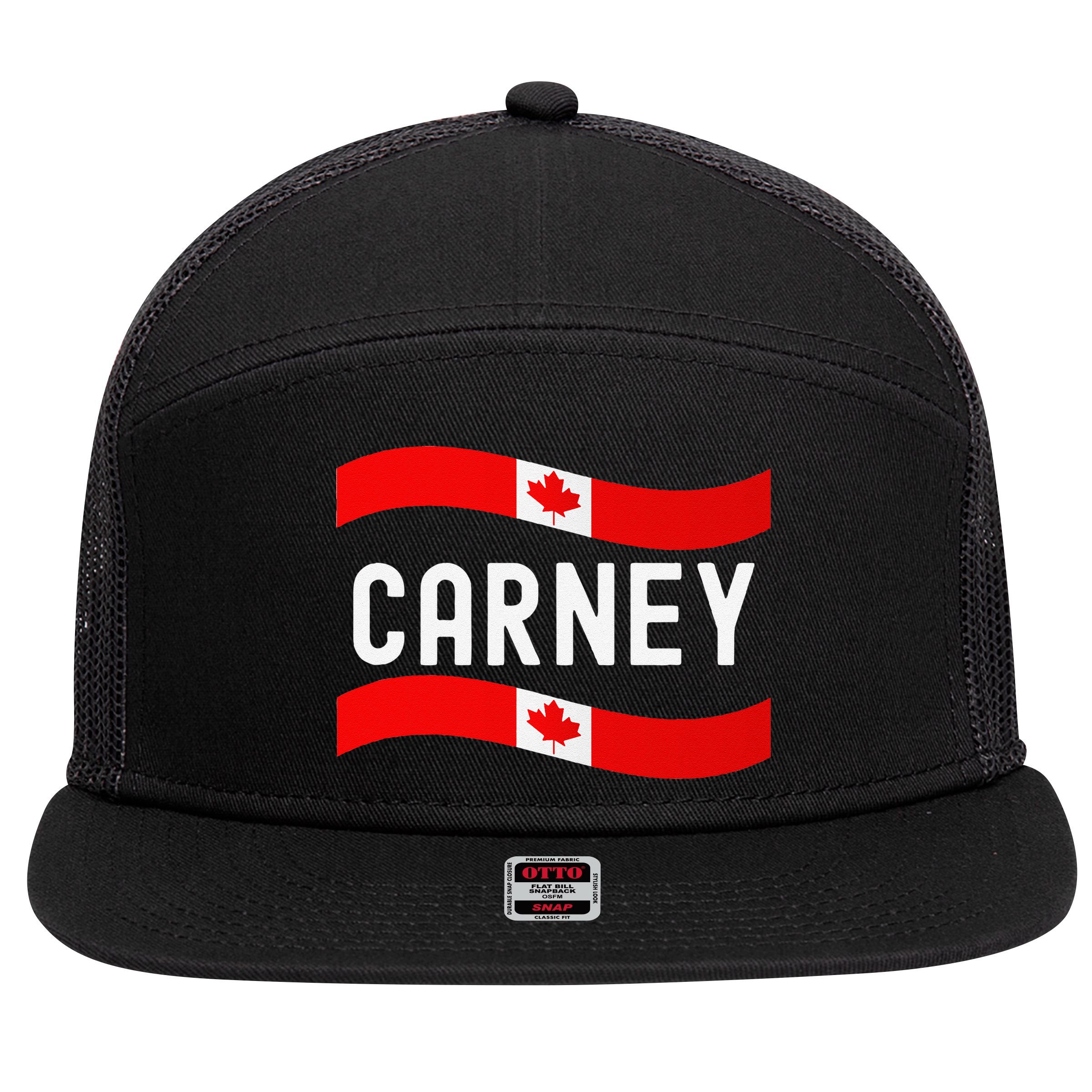 Canada Carney Prime Minister 202 7 Panel Mesh Trucker Snapback Hat